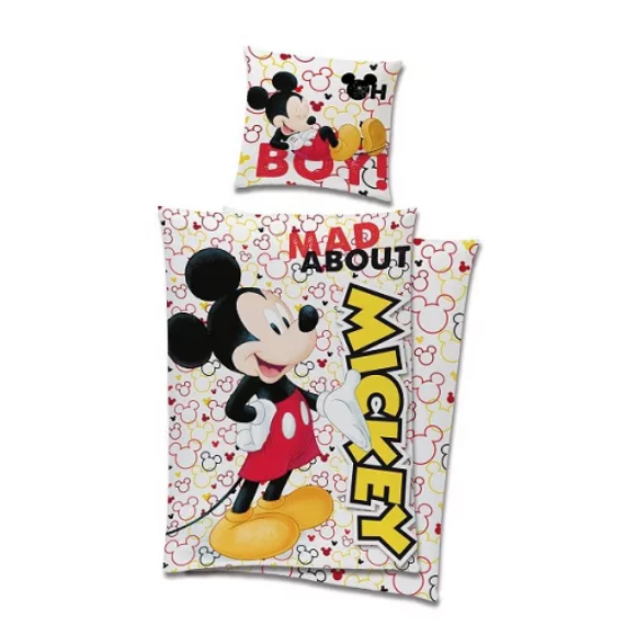 Disney Mickey Mad ágyneműhuzat 140×200cm, 70x90 cm 