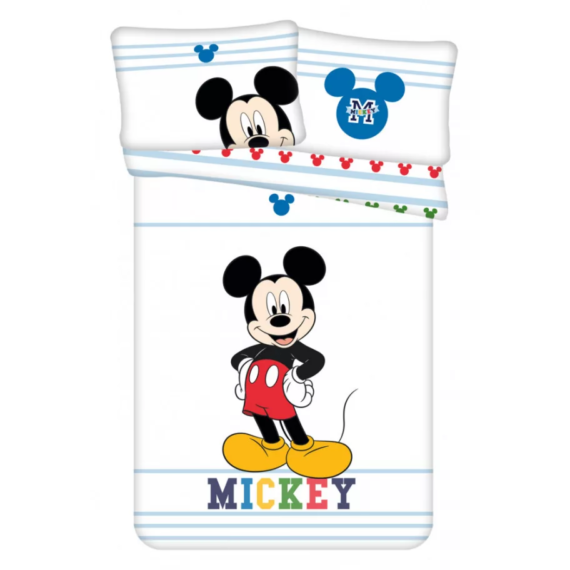 Disney Mickey gyerek ágyneműhuzat 100×135cm, 40×60 cm 