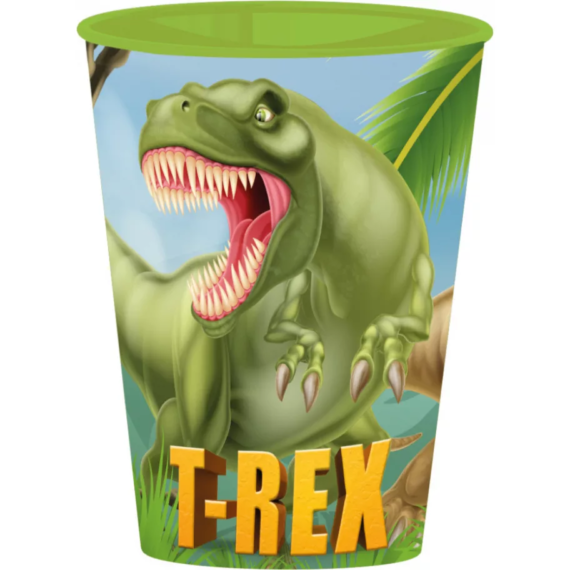 Dinoszaurusz pohár, műanyag 260 ml 