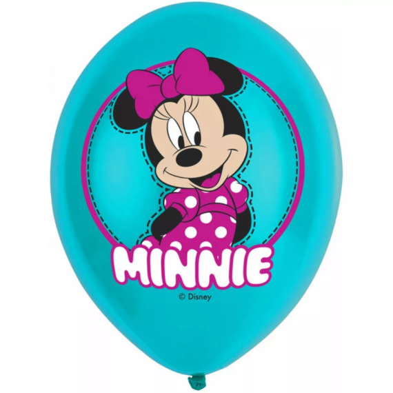 Disney Minnie léggömb, lufi 6 db-os 