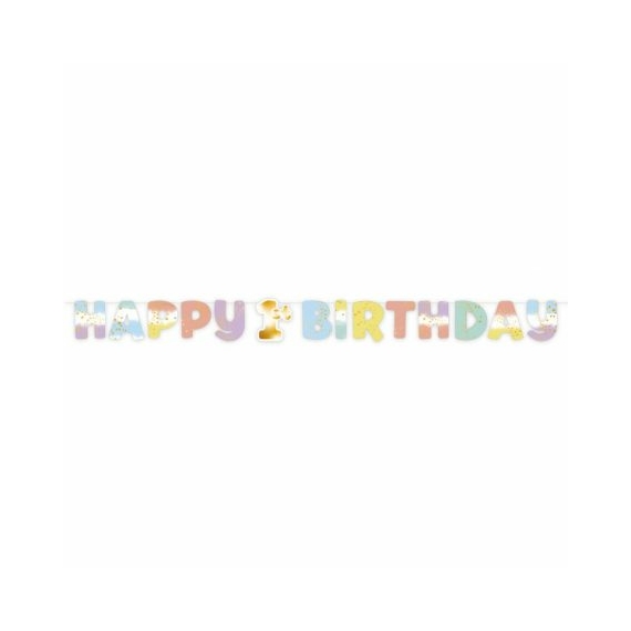 1st Birthday Rainbow felirat 180 cm 