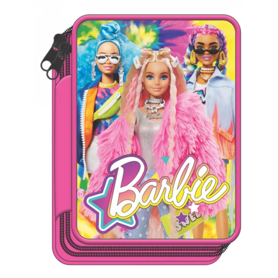 Barbie tolltartó töltött 2 emeletes 