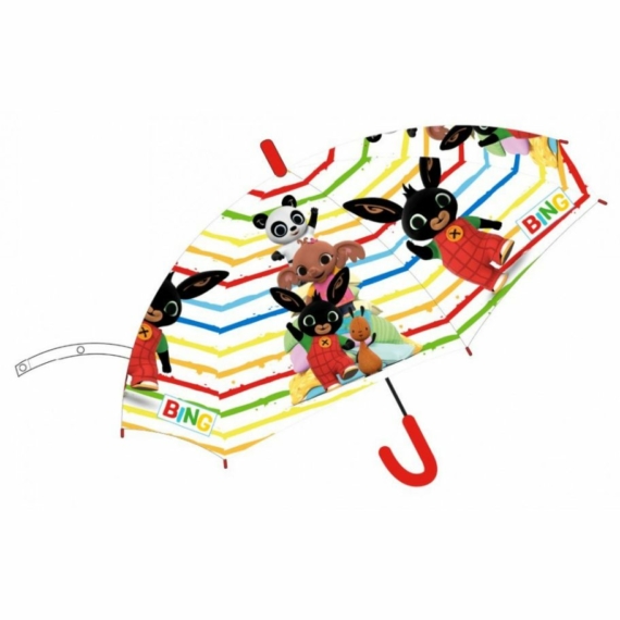 Bing gyerek félautomata átlátszó esernyő Ø74 cm 