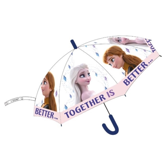 Disney Jégvarázs gyerek átlátszó félautomata esernyő