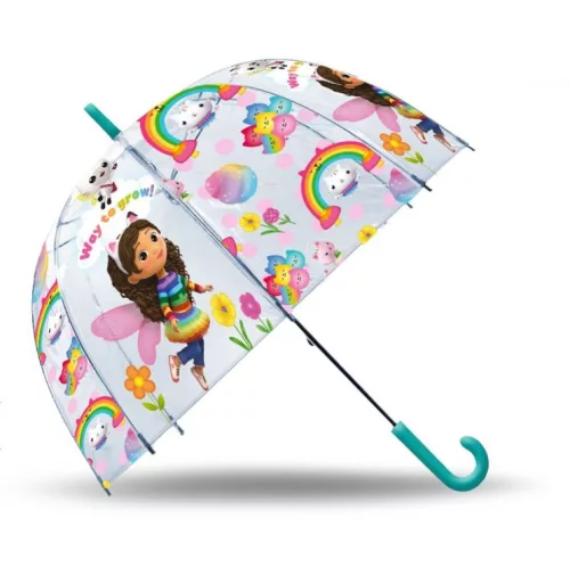 Gabi babháza gyerek átlátszó félautomata esernyő Ø70 cm 