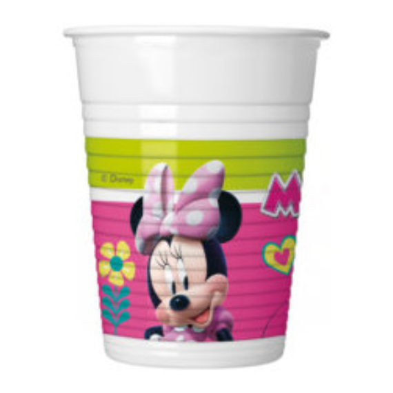 Disney Minnie Happy Helpers műanyag pohár 8 db-os 200 ml 